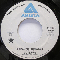 Outlaws Breaker - Breaker USED VINYL 7INCH 45 RPM PROMO STEREO MONO