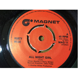 Marty Wilde All Night Girl Vinyl 7" USED