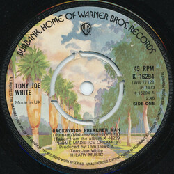 Tony Joe White Backwoods Preacher Man USED VINYL 7INCH SINGLE