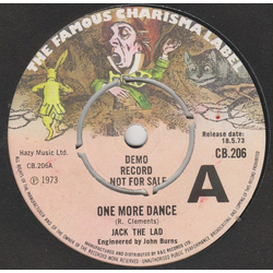 Jack The Lad One More Dance Vinyl 7" USED