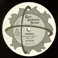 The Melodians Warning / Push A Little Harder Vinyl 12" USED
