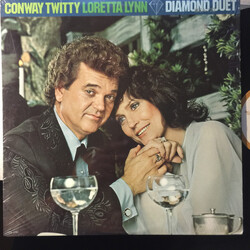 Conway Twitty & Loretta Lynn Diamond Duet Vinyl LP USED
