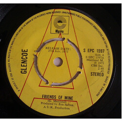 Glencoe Friends Of Mine USED VINYL 7INCH 45 RPM PROMO
