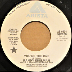 Randy Edelman You're The One USED VINYL 7INCH 45 RPM PROMO STEREO