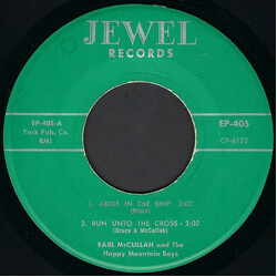 Earl McCullah & The Happy Mountain Boys Abide In The Ship USED VINYL 7INCH 45 RPM EP