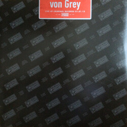 Von Grey Live At Criminal Records 01.01.13 Vinyl LP USED