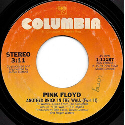 Pink Floyd Another Brick In The Wall (Part II) USED VINYL 7INCH 45 RPM STYRENE STEREO