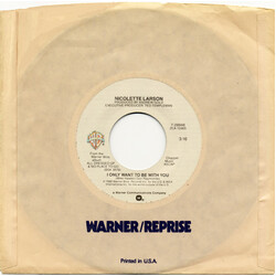 Nicolette Larson I Only Want To Be With You USED VINYL 7INCH SINGLE
