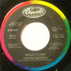 Ringo Starr You're Sixteen Vinyl 7" USED