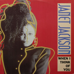 Janet Jackson When I Think Of You USED VINYL 12INCH 45 RPM SINGLE STEREO