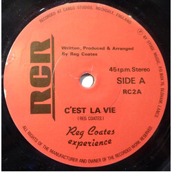 The Reg Coates Experience C'est La Vie USED VINYL 7INCH 45 RPM SINGLE