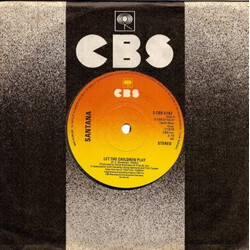 Santana Let The Children Play USED VINYL 7INCH SINGLE 45 RPM