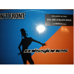 Miss Jones (2) Don't Front / Where I Wanna Be Boy Vinyl 12" USED