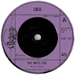 Lulu Boy Meets Girl / Mama's Little Corner Of The World Vinyl 7" USED