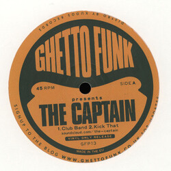 The Captain Ghetto Funk Presents The Captain USED VINYL 12INCH 45 RPM