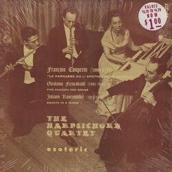 The Harpsichord Quartet / Sylvia Marlowe / Girolamo Frescobaldi / Johann Rosenmüller / François Couperin The Harpsichord Quartet/Baroque Music Vinyl L