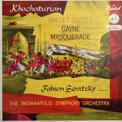 Aram Khatchaturian / Fabien Sevitzky / Indianapolis Symphony Orchestra Ballet Suites: Gayne / Masquerade Vinyl LP USED