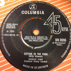 Georgie Fame Sitting In The Park USED VINYL 7INCH 45 RPM SINGLE