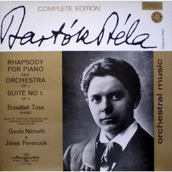 Béla Bartók / Tusa Erzsébet / Budapest Symphony Orchestra / Hungarian State Orchestra / Gyula Németh / János Ferencsik Rhapsody For Piano And Orchestr