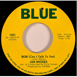 Jan Rhodes Mom (Can I Talk To You?) USED VINYL 7INCH 45 RPM