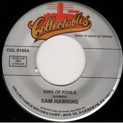Sam Hawkins / The Starlighters (6) King Of Fools / I Cried Vinyl 7" USED