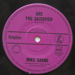 Mike Sarne Code Of Love Vinyl 7" USED
