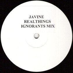 Javine Real Things USED VINYL 12INCH WHITE LABEL