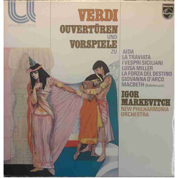 Giuseppe Verdi / Igor Markevitch / New Philharmonia Orchestra Ouvertüren Und Vorspiele Zu Aida / La Traviata / I Vespri Siciliani / Luisa Miller / La 