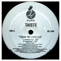 Taiste Takin' My Love 2 U VINYL 12" USED