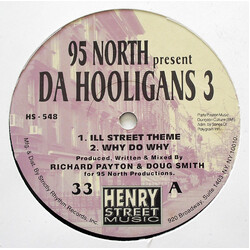 95 North / Da Hooligans Ill Street Theme USED VINYL 12INCH 33 S RPM