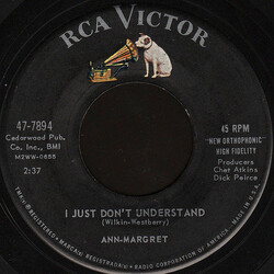 Ann Margret I Just Don't Understand USED VINYL 7INCH 45 RPM SINGLE