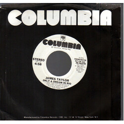 James Taylor (2) Only A Dream In Rio USED VINYL 7INCH 45 RPM PROMO STEREO