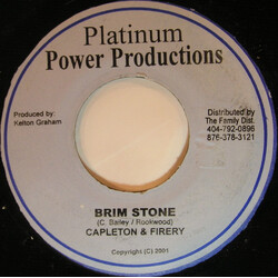 Capleton / Firery Brim Stone USED VINYL 7INCH 45 RPM