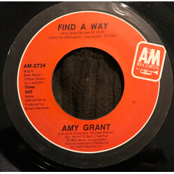 Amy Grant Find A Way / Angels USED VINYL 7INCH 45 RPM SINGLE