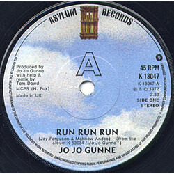 Jo Jo Gunne Run Run Run / Shake That Fat Vinyl 7" USED