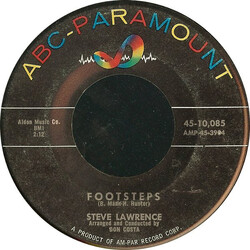 Steve Lawrence (2) Footsteps / You Don't Know USED VINYL 7INCH 45 RPM SINGLE