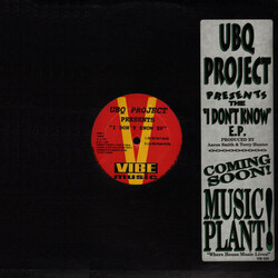 UBQ Project I Don't Know E.P. VINYL 12" USED