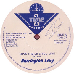 Barrington Levy Love The Life You Live USED VINYL 12INCH