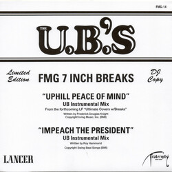 The U.B.'S Uphill Peace Of Mind / Impeach The President USED VINYL 7INCH 45 RPM LIMITED EDITION