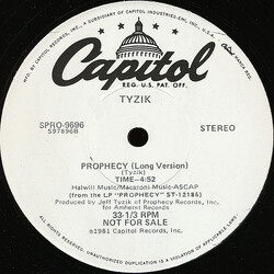 Jeff Tyzik Prophecy Vinyl 12" USED