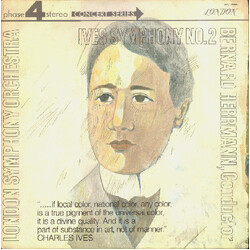 Charles Ives / The London Symphony Orchestra / Bernard Herrmann Ives Symphony No. 2 Vinyl LP USED