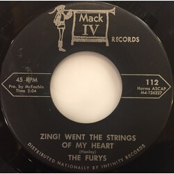 The Furys (13) Zing! Went The Strings Of My Heart / Never More USED VINYL 7INCH 45 RPM SINGLE