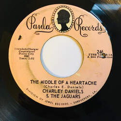 Charlie Daniels / Jaguars The Middle Of A Heartache USED VINYL 7INCH 45 RPM SINGLE