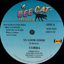 Mad Cobra / Victor Ranking Yu Look Good / Bad Minded So USED VINYL 12INCH 45 RPM