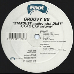 Groovy 69 Stardust Medley With Dust USED VINYL 12INCH 45 RPM