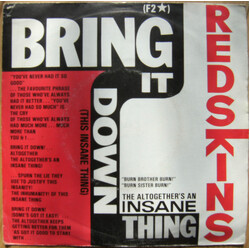 Redskins Bring It Down (This Insane Thing) USED VINYL 7INCH 45 RPM SINGLE STEREO