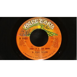 R. Dean Taylor Ain't It A Sad Thing / Back Street Vinyl 7" USED