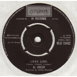 Al Green L-O-V-E (Love) USED VINYL 7INCH 45 RPM SINGLE