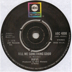 Rufus Tell Me Something Good USED VINYL 7INCH 45 RPM SINGLE