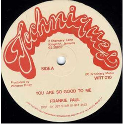 Frankie Paul / Little Kirk You Are So Good To Me / Baldhead Treat Your Woman Good Vinyl 12" USED